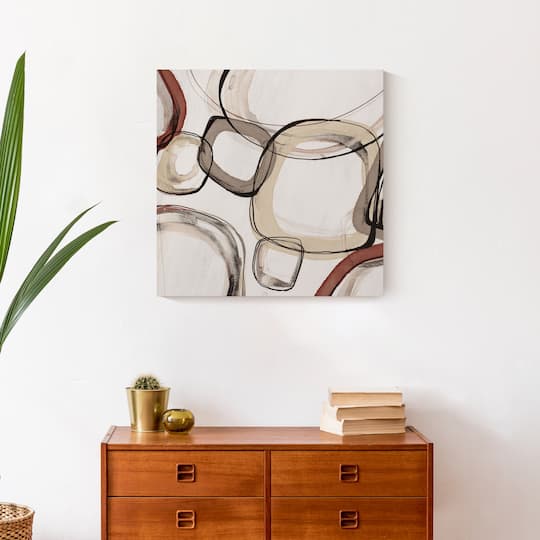 Traditional Urban Abstract 20" x 20" Canvas Wall Art